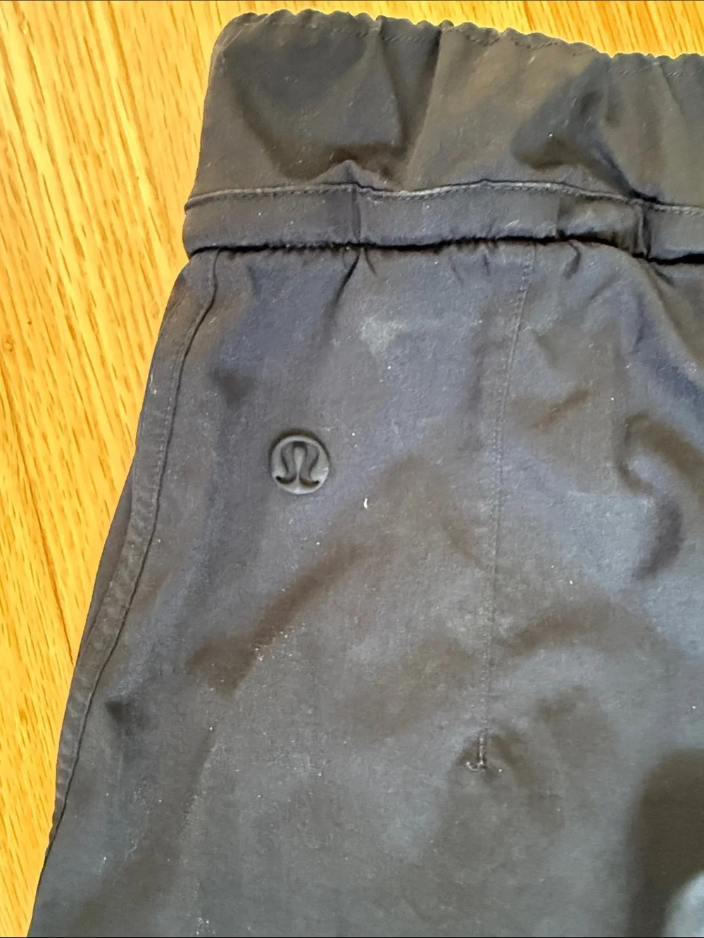 lululemon athletica Black Elastic Drawstring Waist Pants